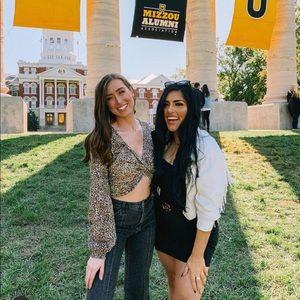 Cropped Leopard Long Sleeve Top